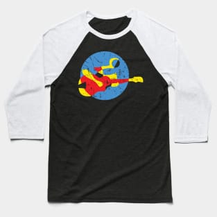 Modern Art Guitarist Baseball T-Shirt